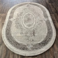Турецкий ковер VEIVET 27145 Серый овал